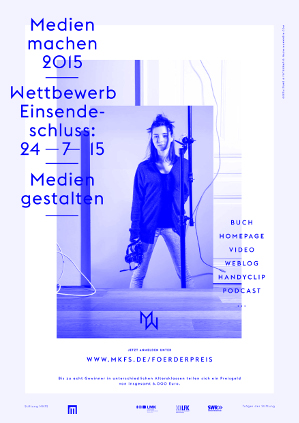 "Medien machen 2015": Plakat zum Förderpreis Medienpädagogik