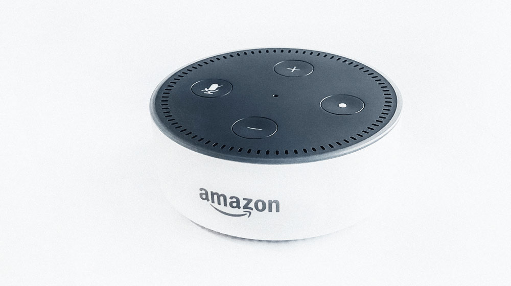 Amazon Echo Dot als Beispiel für Sprachassistenten