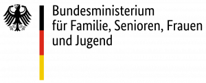Logo des Bundesministeriums für Familie, Senioren und Jugend (gemeinfrei)