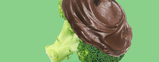 Brokkoli mit Schokolade