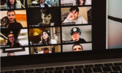 Screenshot Videokonferenz – Offenes Treffen Jugendmedienschutz