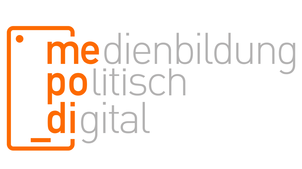 Logo mepodi - Medienbildung - politisch und digital