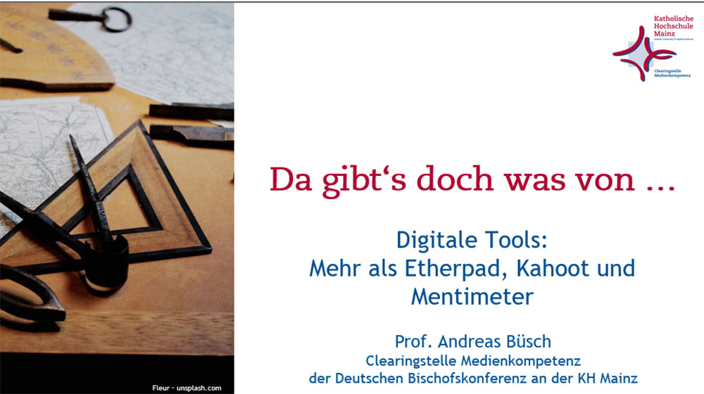 Screenshot Präsentation von Prof. Andreas Büsch zum Workshop in der Woche der Medienkompetenz, 7.7.2022