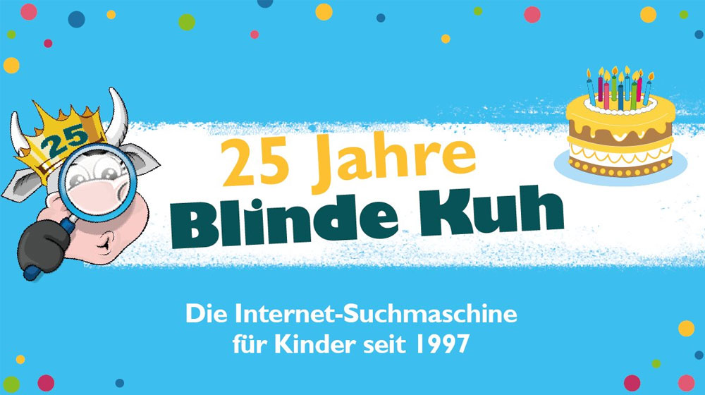 Kindersuchmaschine Blinde Kuh feiert Geburtstag