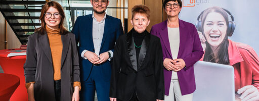 Trugen mit ihren Statements zum Fachtag bei: Marlene Schöneberger (Die Grünen), Maximilian Funke-Kaiser (FDP), Petra Pau (Die Linke), Saskia Esken (SPD)