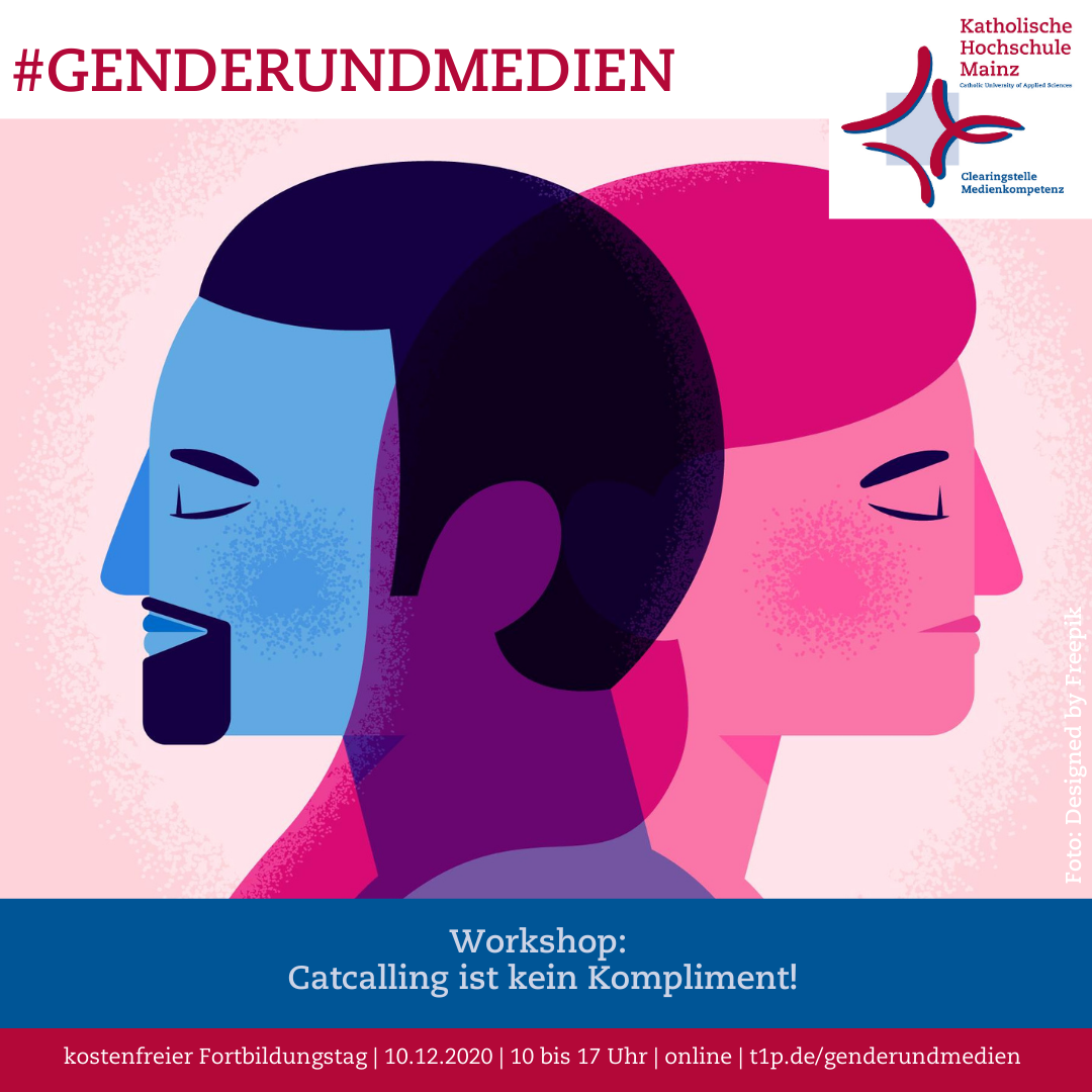 Die Silhouetten eines Mannes und einer Frau
